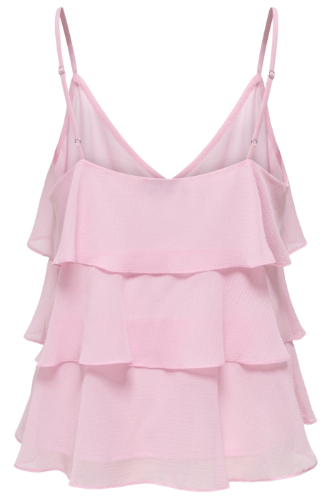 Only roze dames top | Achteraanzicht