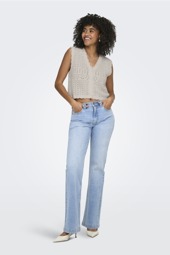 Only beige dames vest | Model