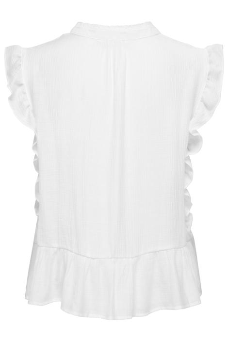 Only witte dames blouse | Achteraanzicht