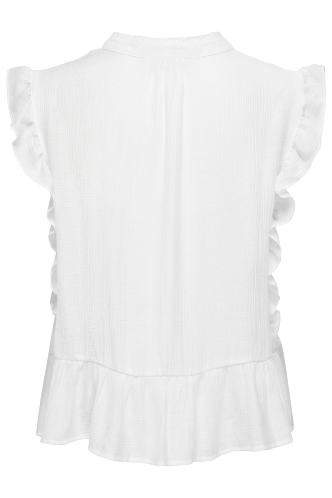 Only witte dames blouse | Achteraanzicht