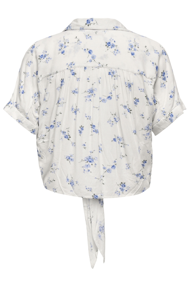 Only witte dames blouse | Achteraanzicht