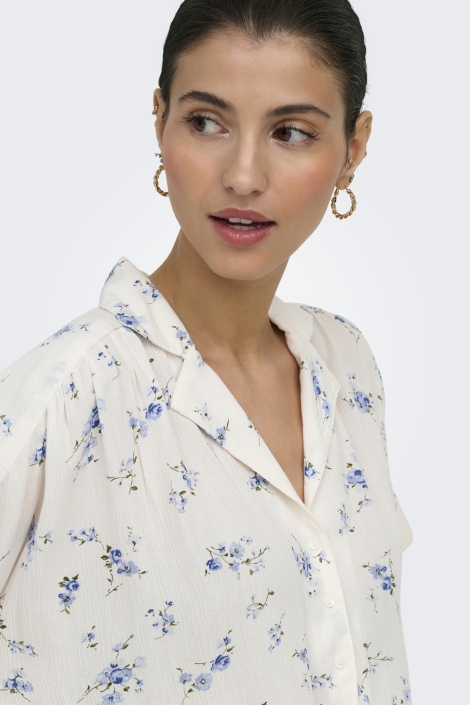 Only witte dames blouse | Close up