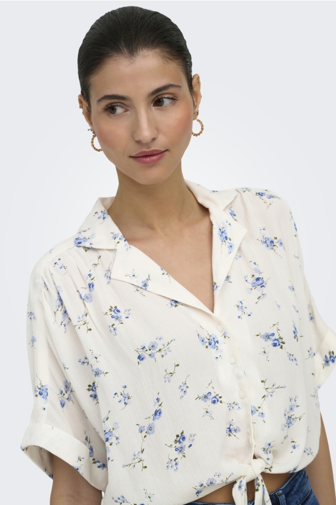 Only witte dames blouse | Close up