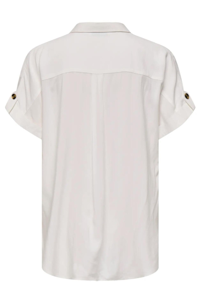 Only witte dames blouse | Achteraanzicht