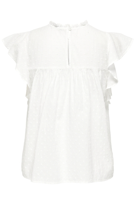 Only witte dames t-shirt | Achteraanzicht