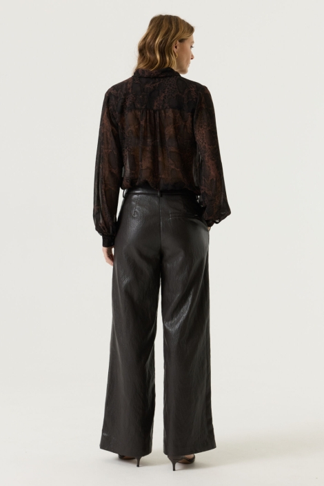 Garcia bruine dames blouse | Model