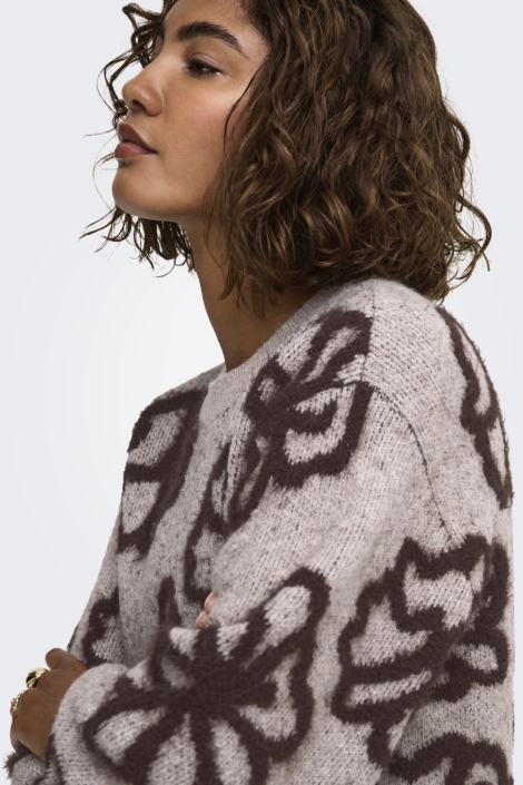 Only beige dames trui | Close up