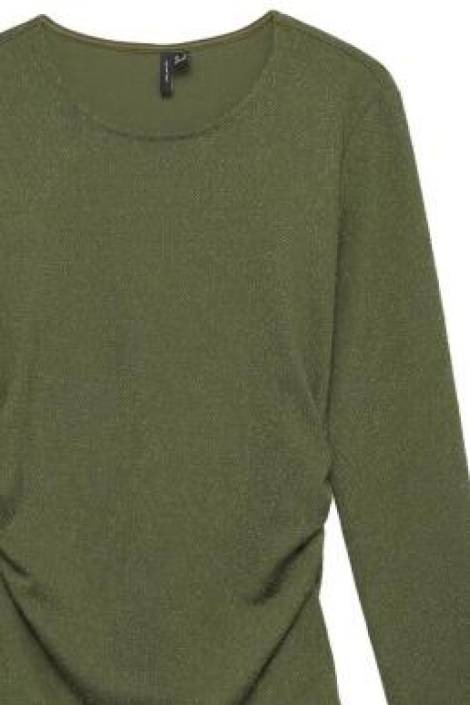Vero Moda groene dames t-shirt | Close up