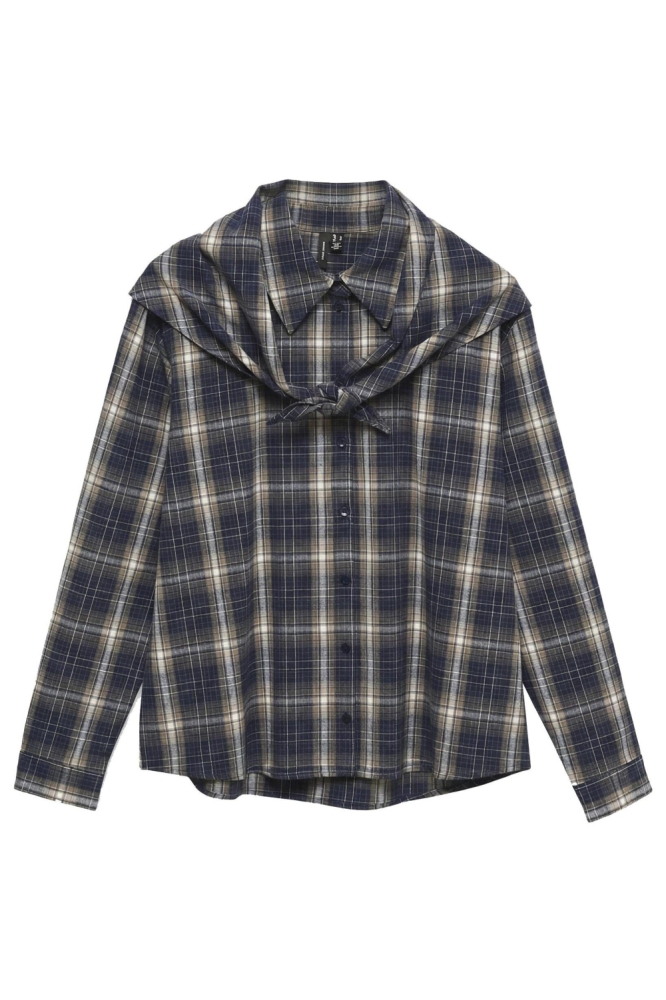Vero Moda blauwe dames blouse | Vooraanzicht