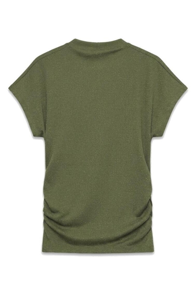 Vero Moda groene dames t-shirt | Vooraanzicht