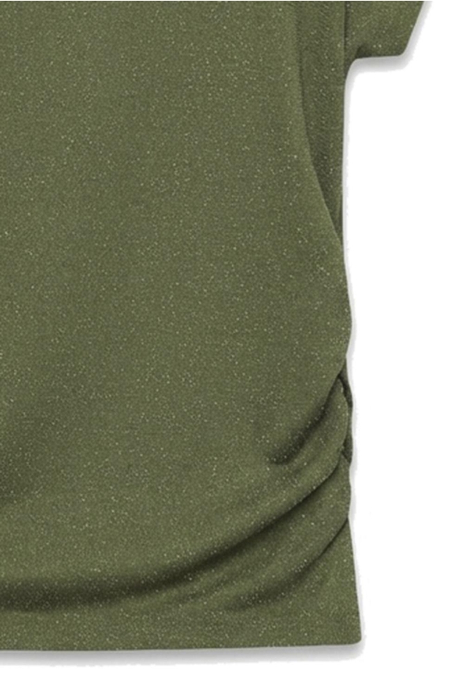 Vero Moda groene dames t-shirt | Close up