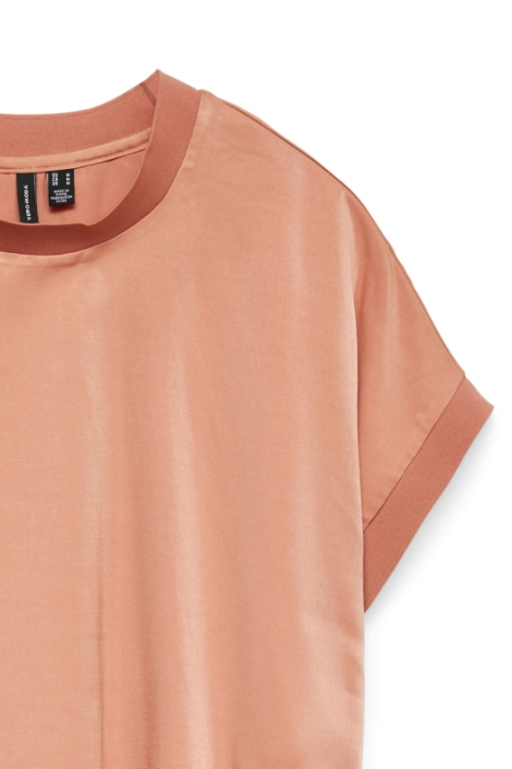 Vero Moda oranje dames t-shirt | Close up
