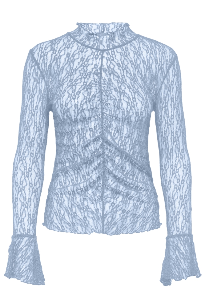 Jacqueline de Yong blauwe dames top | Vooraanzicht