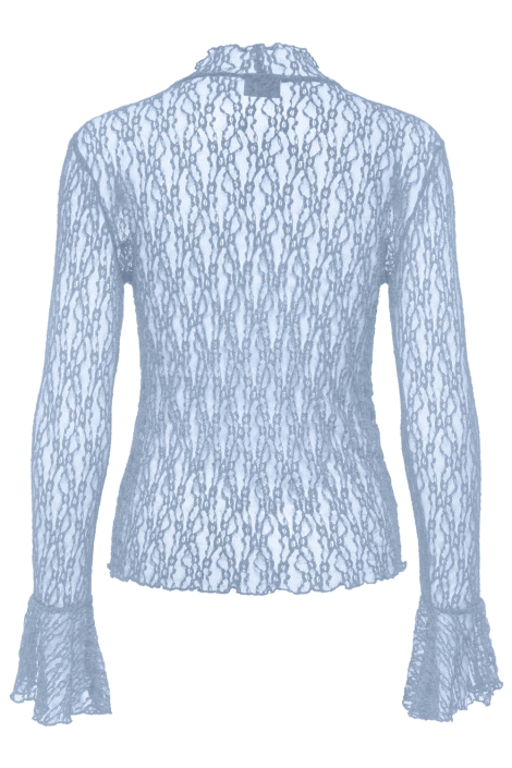 Jacqueline de Yong blauwe dames top | Achteraanzicht