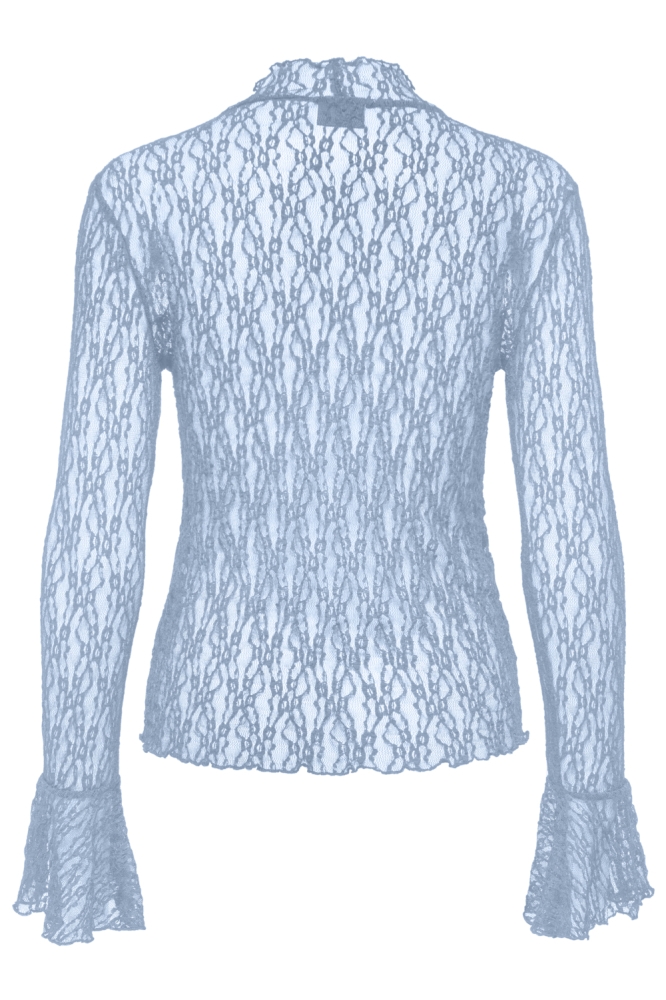 Jacqueline de Yong blauwe dames top | Achteraanzicht