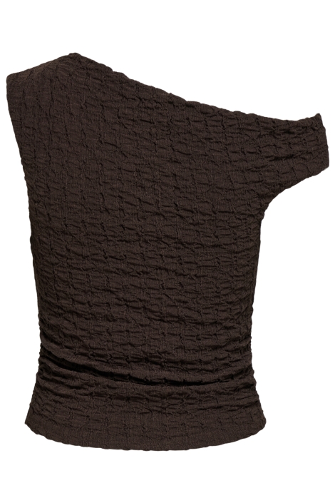 Only bruine dames top | Achteraanzicht