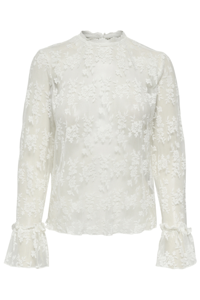 Only witte dames top | Vooraanzicht
