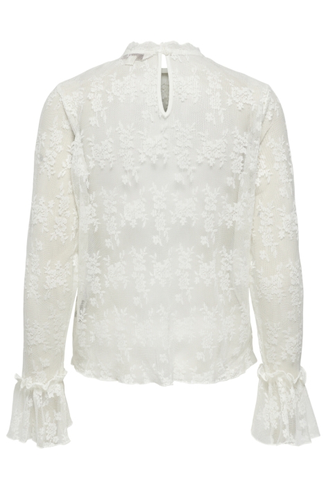 Only witte dames top | Achteraanzicht
