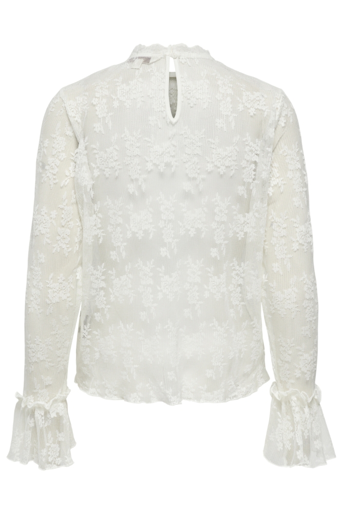 Only witte dames top | Achteraanzicht