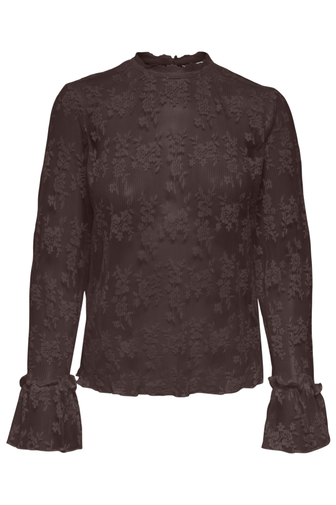 Only bruine dames top | Vooraanzicht