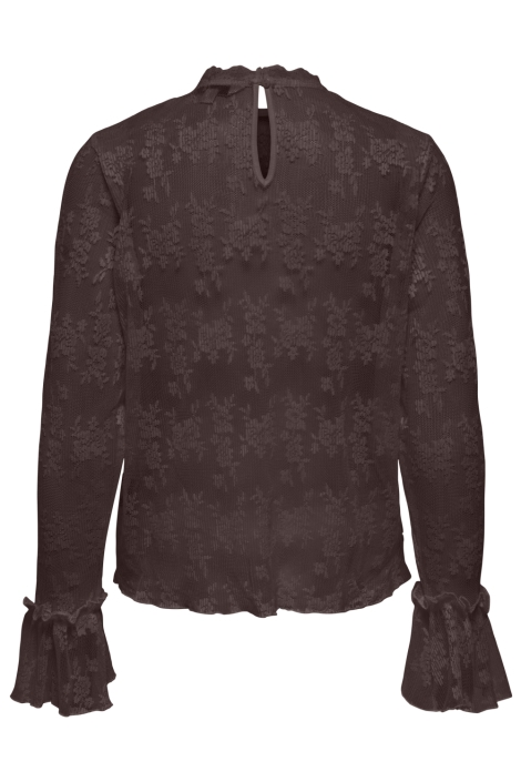 Only bruine dames top | Achteraanzicht
