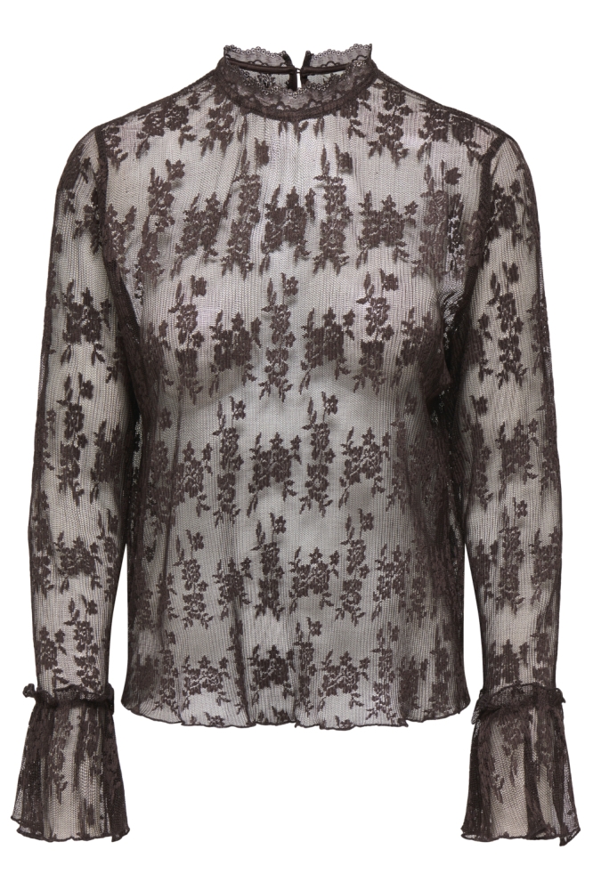 Only bruine dames top | Vooraanzicht