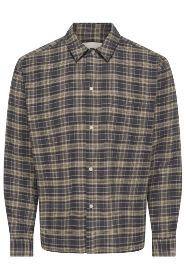 Only & Sons Overhemd ONSHALE FLANNEL CHECK SHIRT RLX FIT 22039953 GREY PINESTRIPE