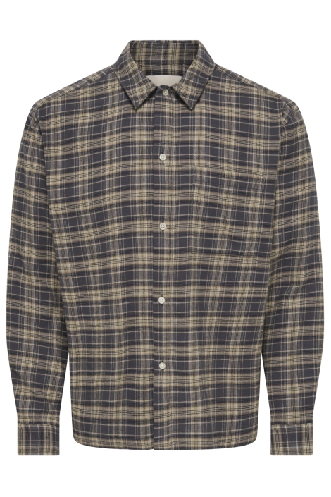 Only & Sons bruine heren overhemd | Vooraanzicht