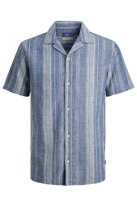 Jack & Jones blauwe heren overhemd | Vooraanzicht