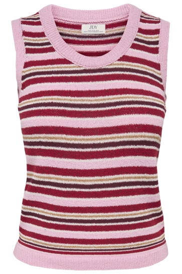 Jacqueline de Yong Top JDYYUNA S/L TOP KNT 15390131 Orchid Pink/W. MULTICOLOR