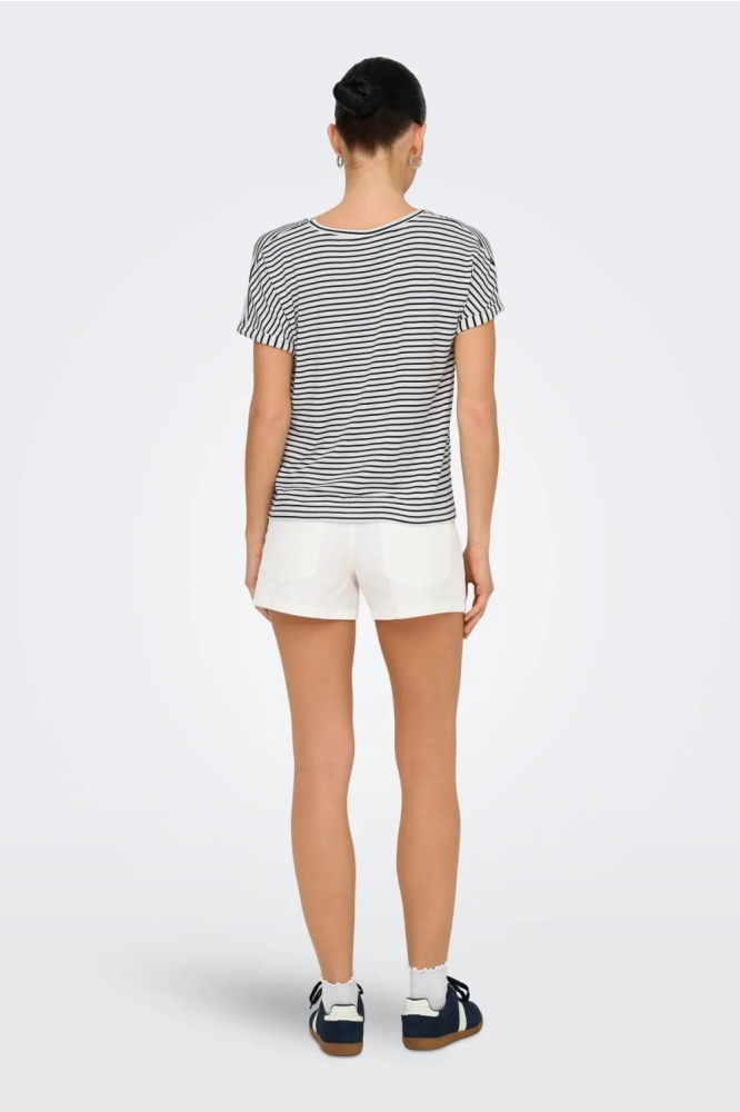 Jacqueline de Yong blauwe dames t-shirt | Model