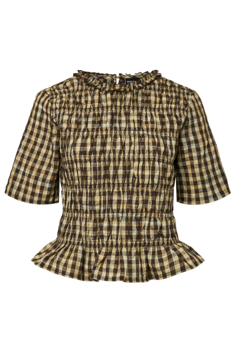 Pieces bruine dames top | Vooraanzicht