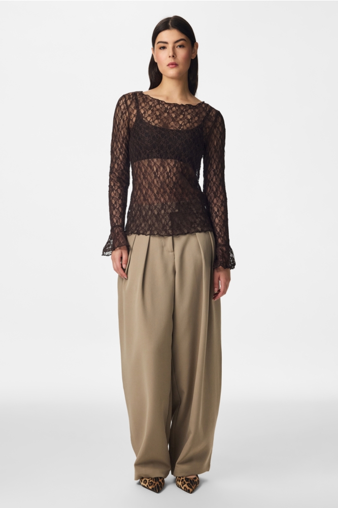 Pieces bruine dames top | Model