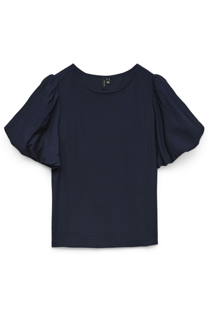 Vero Moda blauwe dames t-shirt | Vooraanzicht