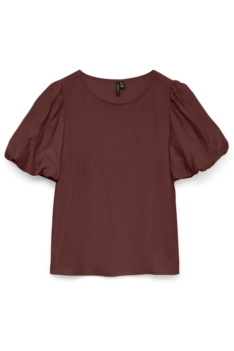 Vero Moda bordeaux dames t-shirt | Vooraanzicht