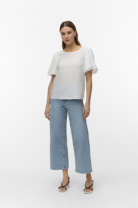 Vero Moda witte dames t-shirt | Model