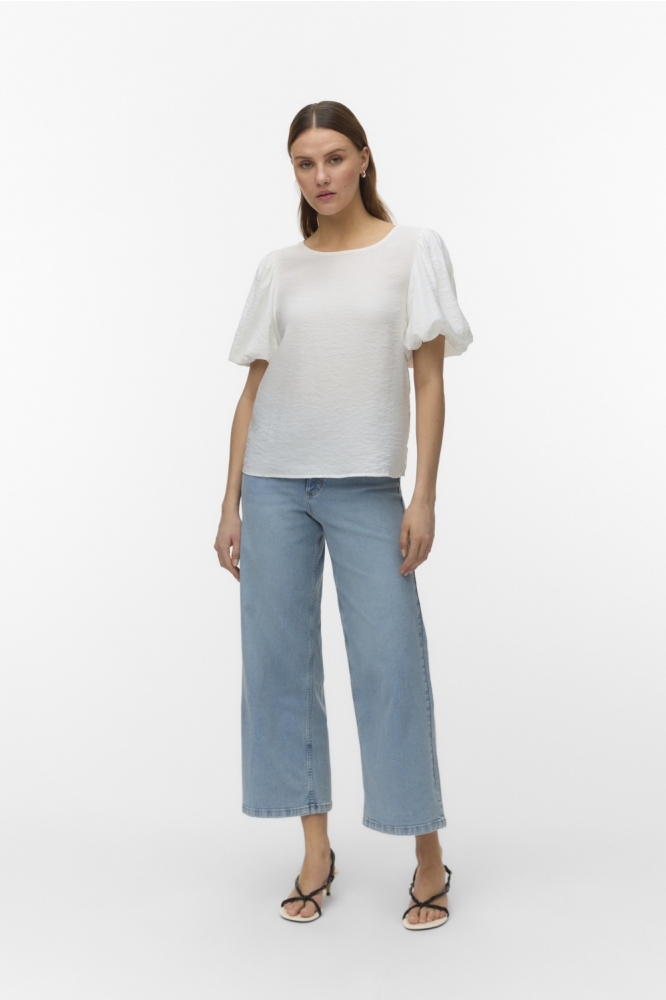 Vero Moda witte dames t-shirt | Model