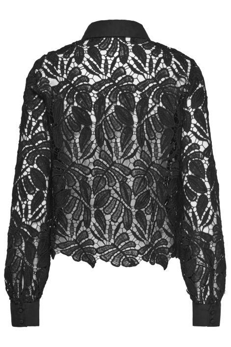 Jacqueline de Yong zwarte dames blouse | Achteraanzicht
