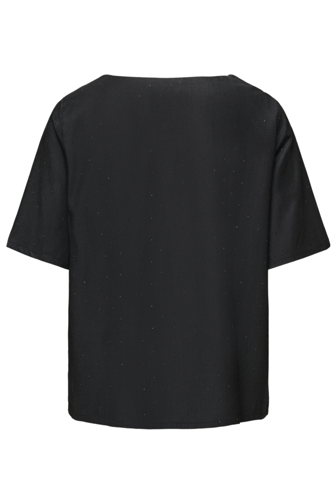 Jacqueline de Yong zwarte dames t-shirt | Achteraanzicht