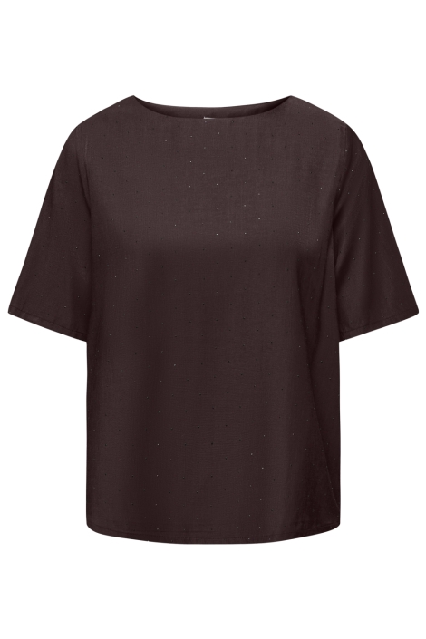 Jacqueline de Yong bordeaux dames t-shirt | Vooraanzicht