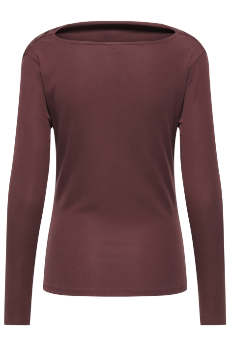 Jacqueline de Yong bruine dames top | Achteraanzicht