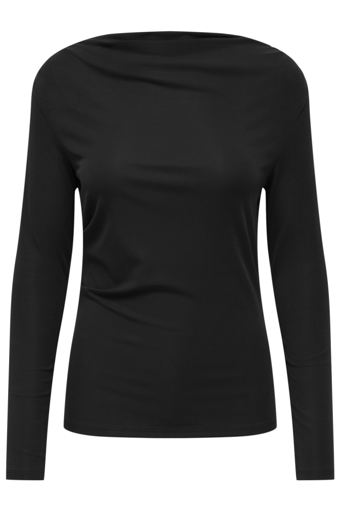 Jacqueline de Yong zwarte dames top | Vooraanzicht