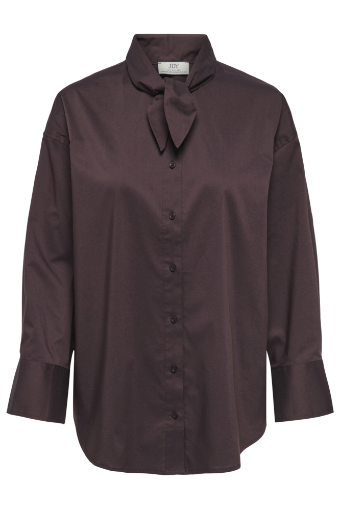 Jacqueline de Yong bruine dames blouse | Vooraanzicht