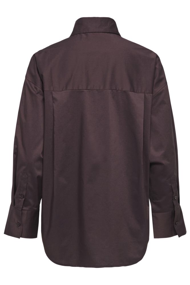 Jacqueline de Yong bruine dames blouse | Achteraanzicht