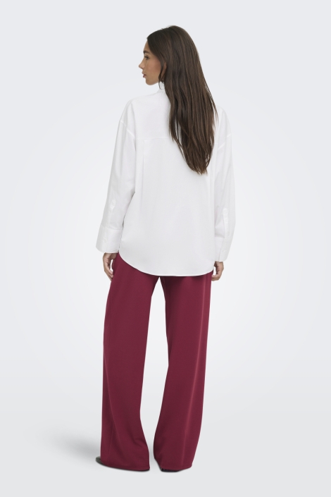 Jacqueline de Yong witte dames blouse | Achteraanzicht