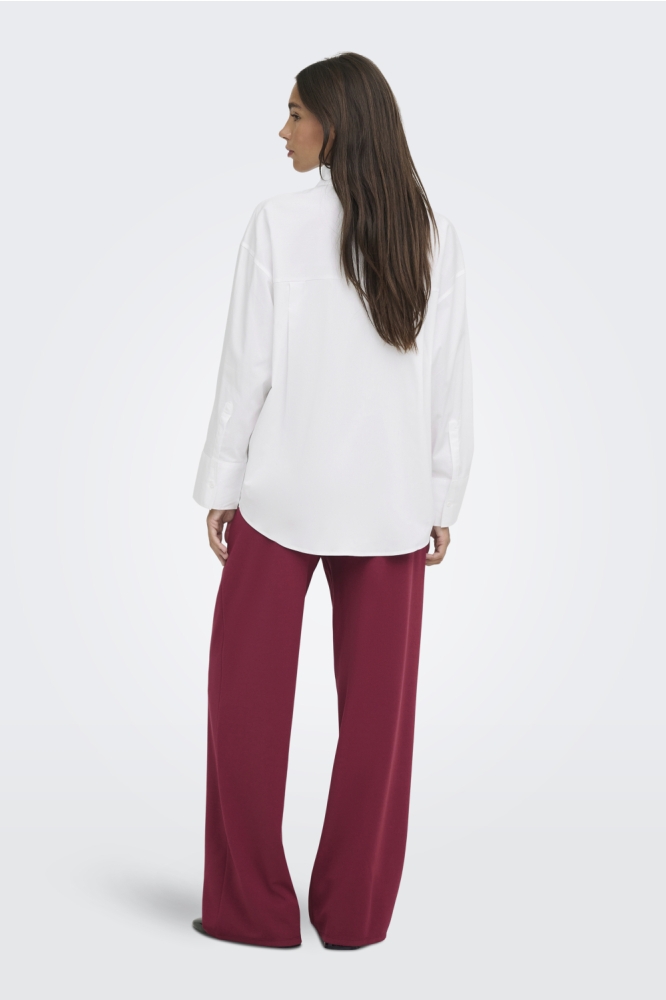 Jacqueline de Yong witte dames blouse | Achteraanzicht