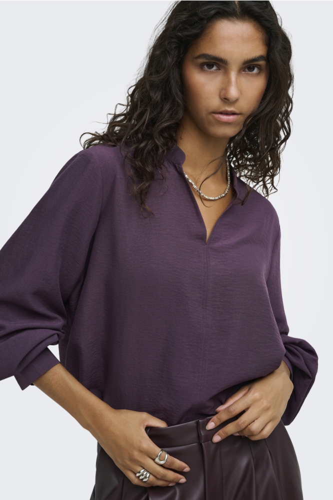 Jacqueline de Yong paarse dames blouse | Model