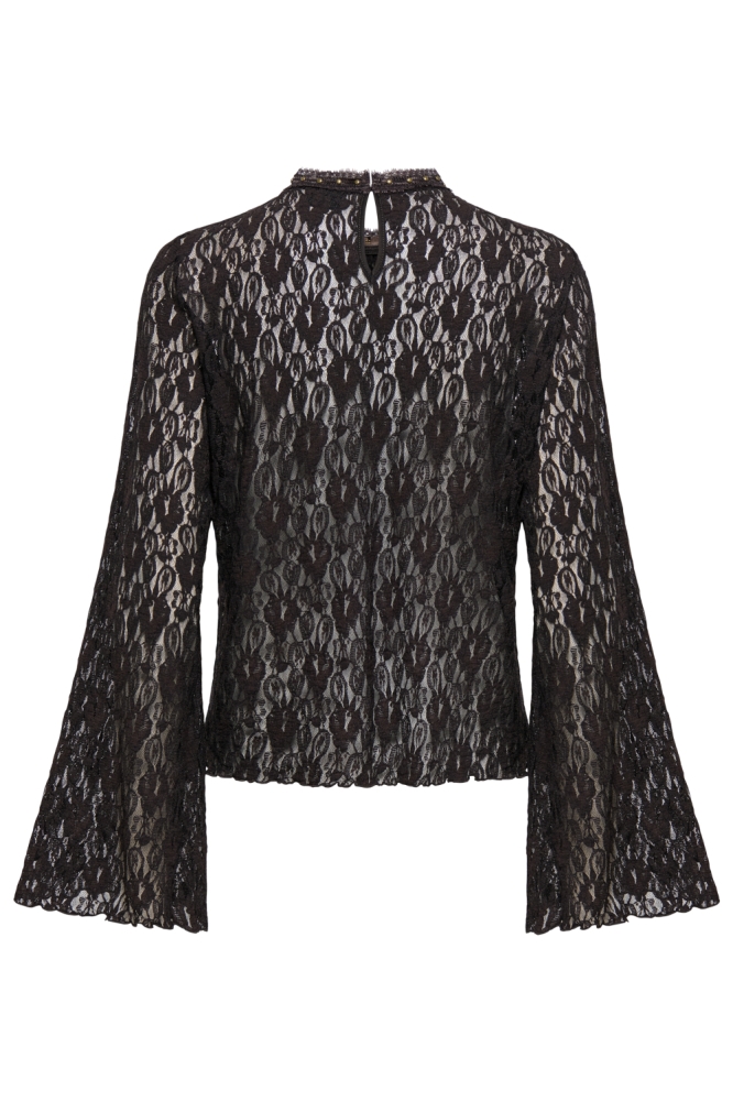 Jacqueline de Yong bruine dames top | Achteraanzicht