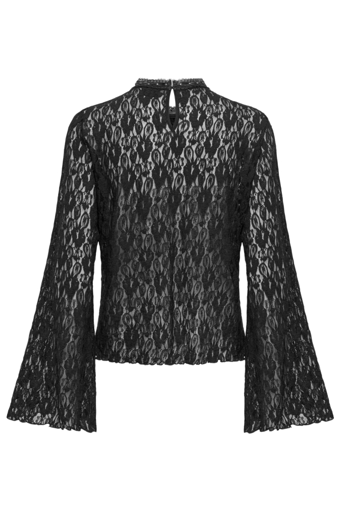 Jacqueline de Yong zwarte dames top | Achteraanzicht