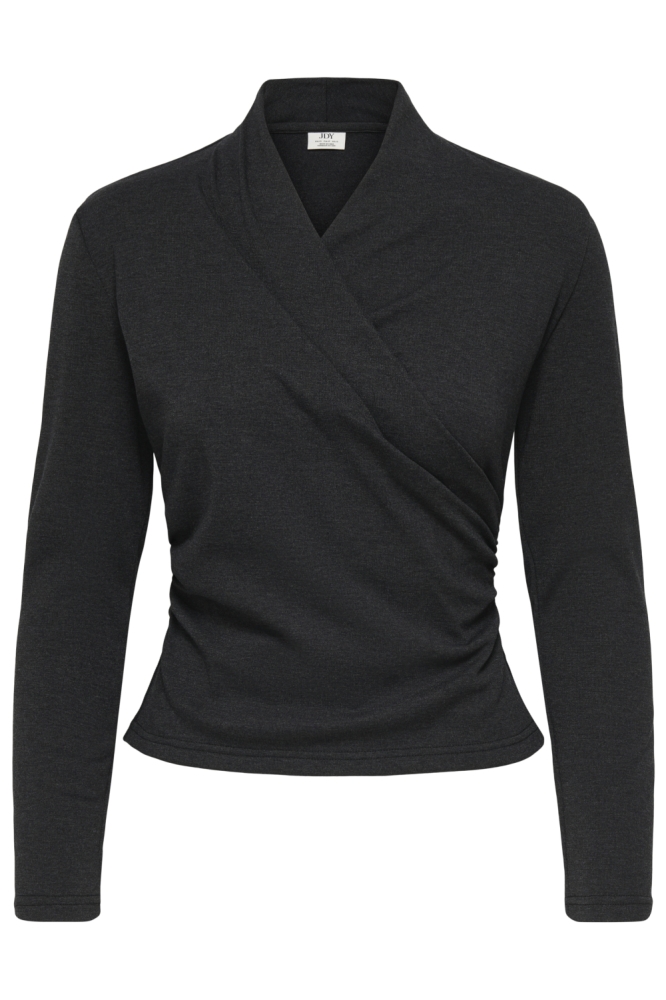 Jacqueline de Yong grijze dames t-shirt | Vooraanzicht